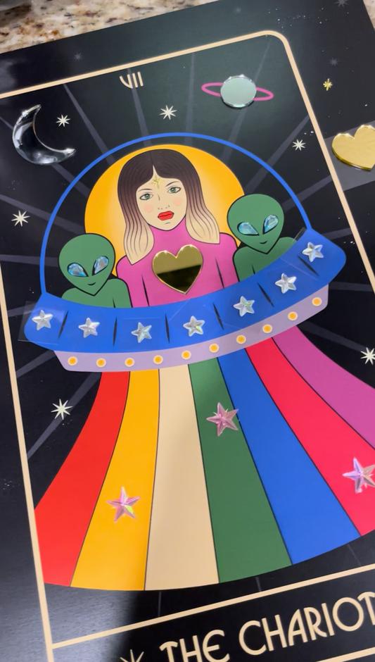 The Chariot Tarot Art Print