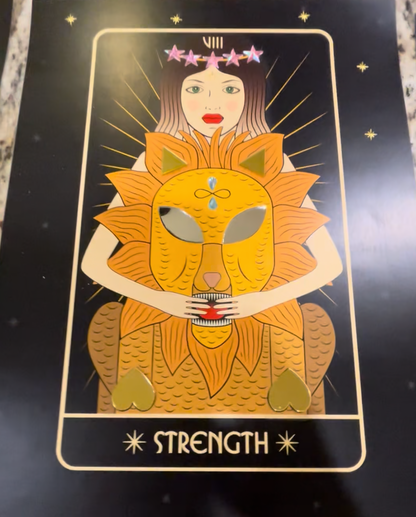 Strength Tarot Art Print