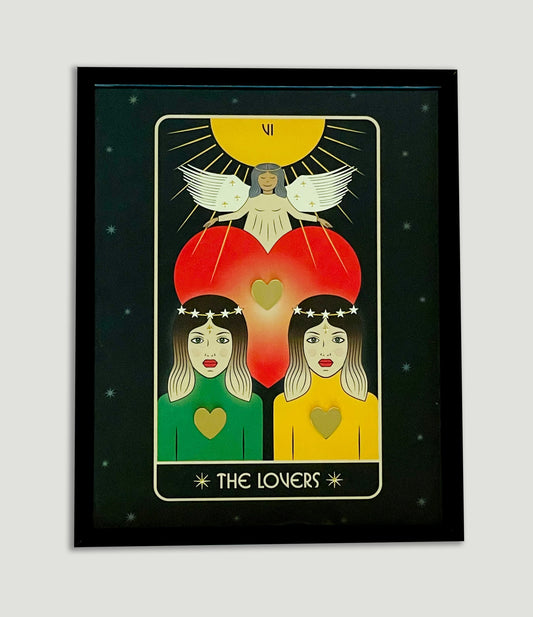 The Lovers Tarot Art Print