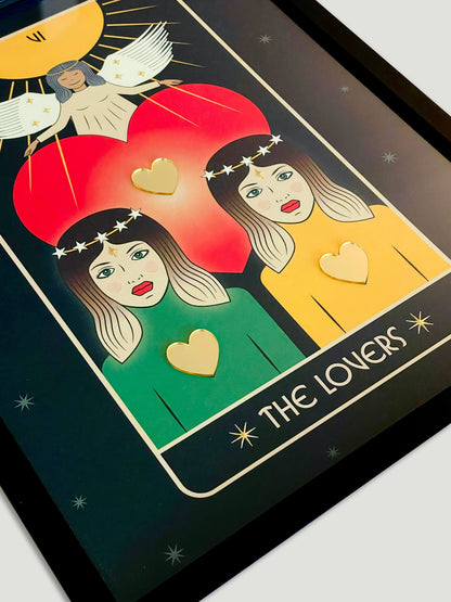 The Lovers Tarot Art Print