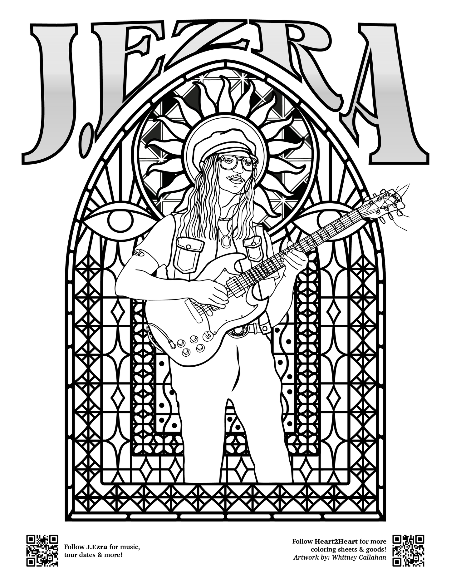 J.Ezra Coloring Page (Free)