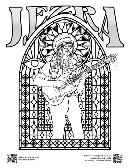 J.Ezra Coloring Page (Free)