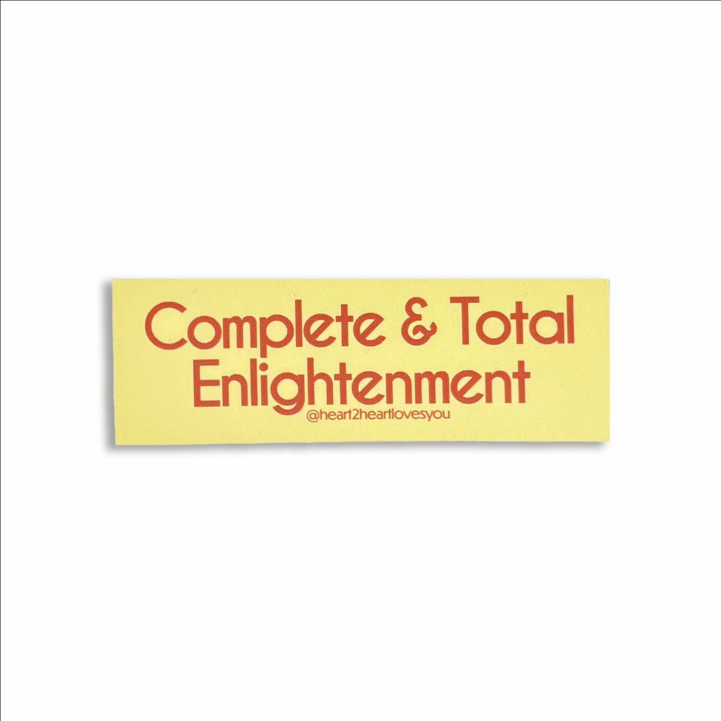 Complete & Total Enlightenment Sticker