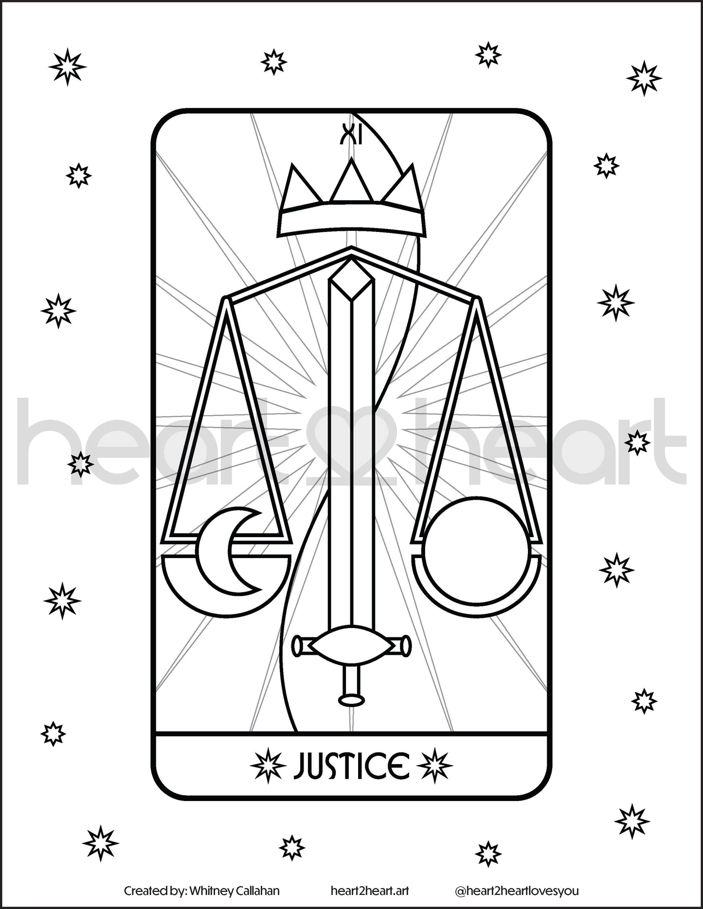 Tarot Coloring Pages (Free)