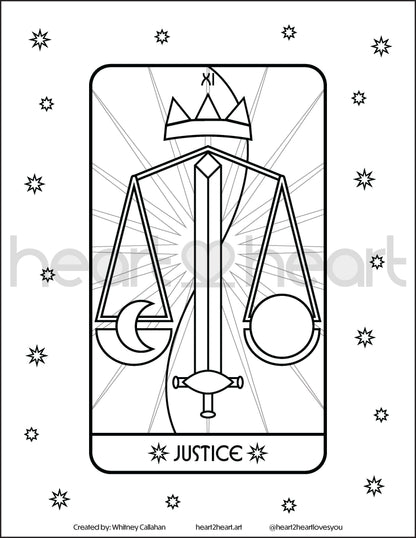 Tarot Coloring Pages (Free)