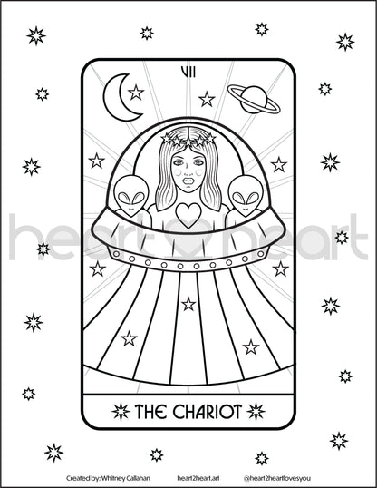 Tarot Coloring Pages (Free)