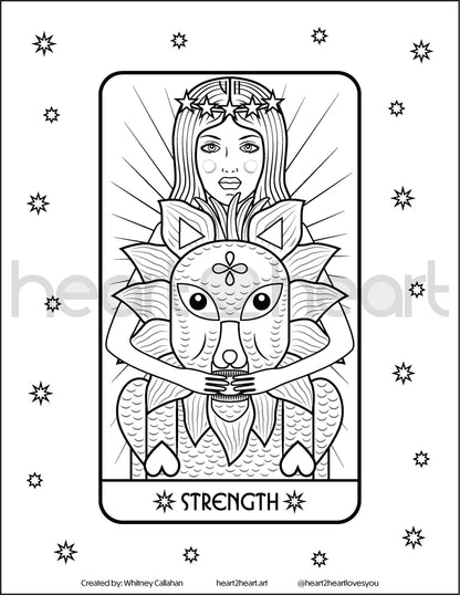 Tarot Coloring Pages (Free)
