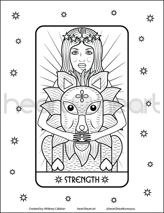 Tarot Coloring Pages (Free)