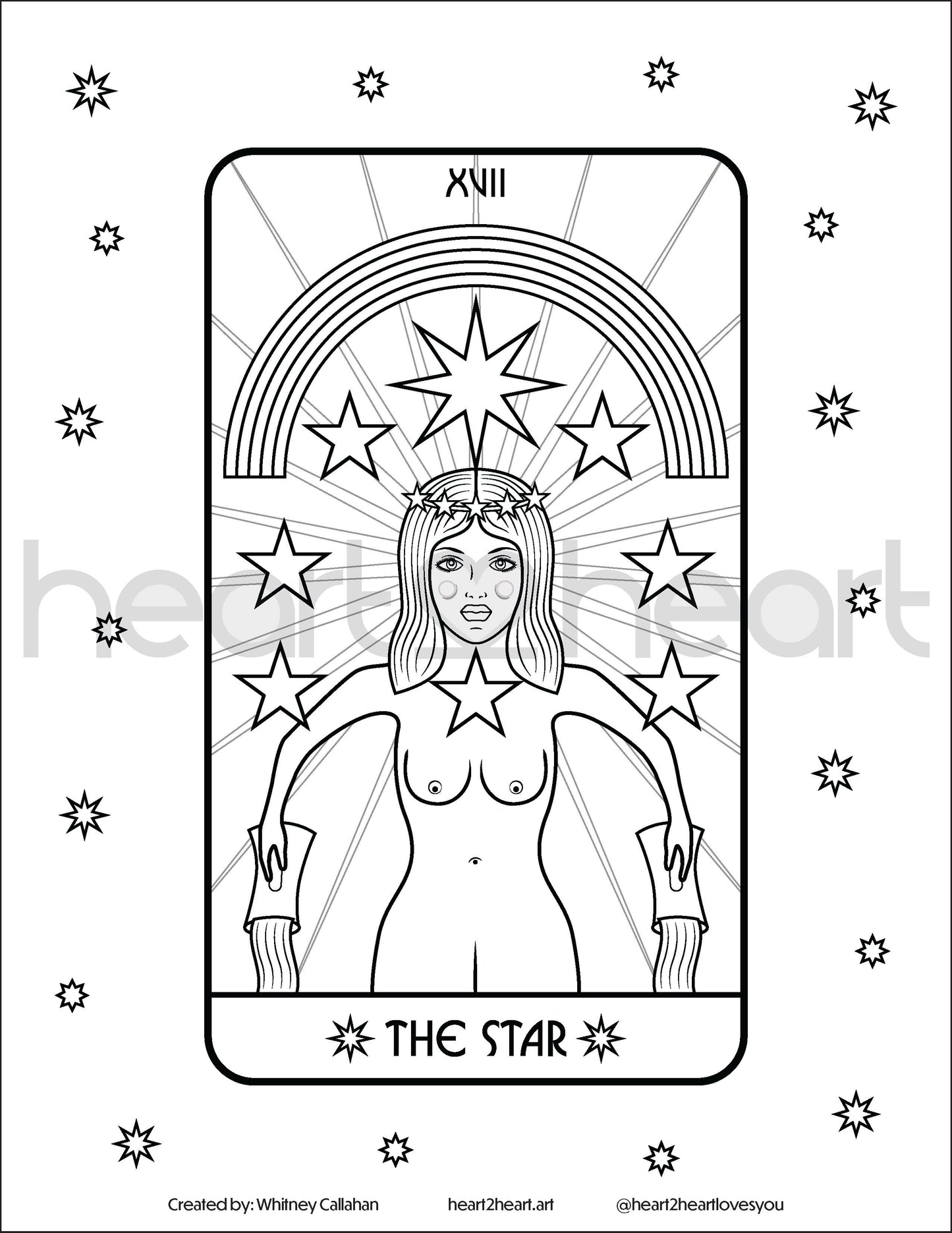 Tarot Coloring Pages (Free)