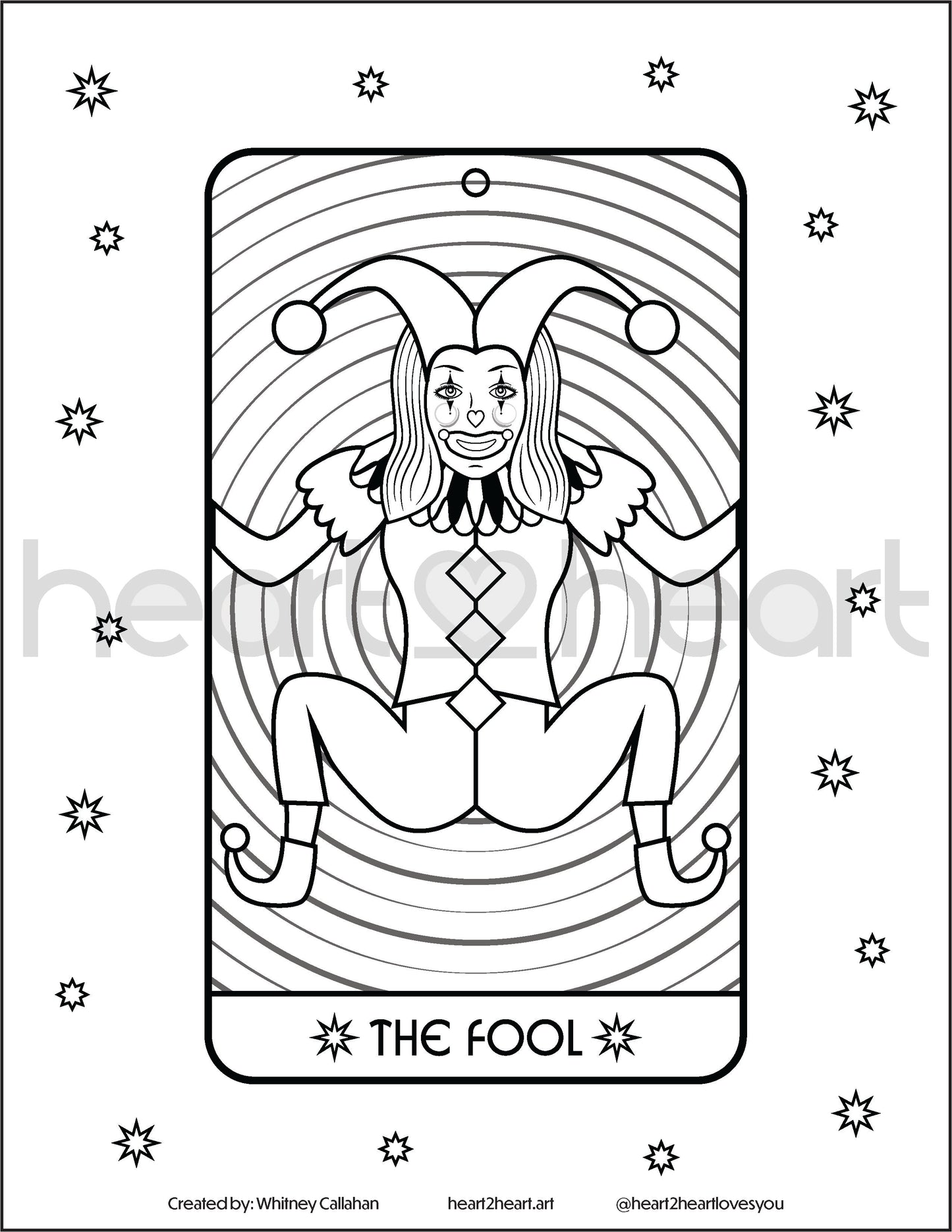 Tarot Coloring Pages (Free)