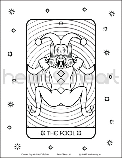 Tarot Coloring Pages (Free)