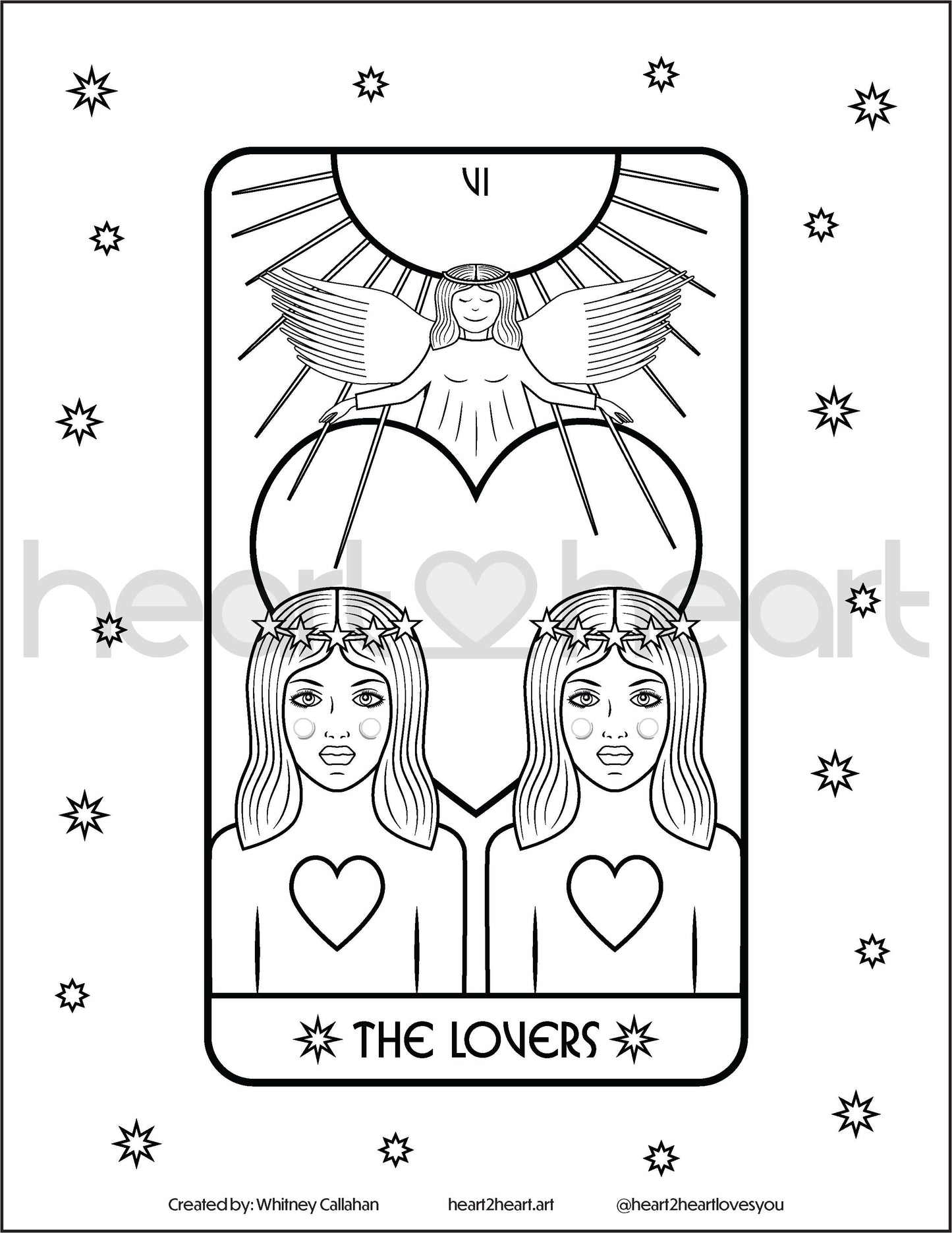 Tarot Coloring Pages (Free)
