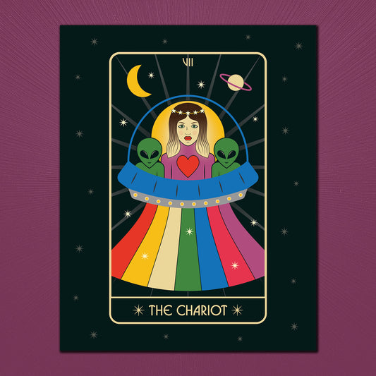 The Chariot Tarot Art Print