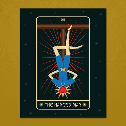 The Hanged Man Tarot Art Print