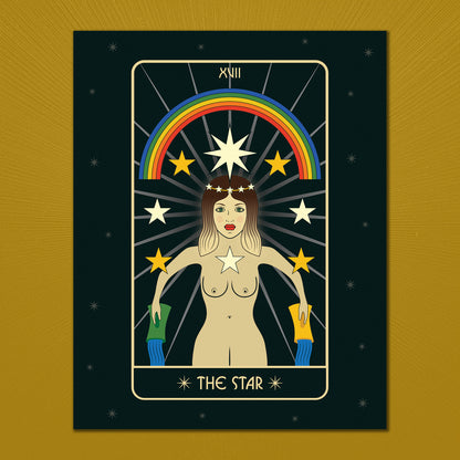 The Star Tarot Art Print