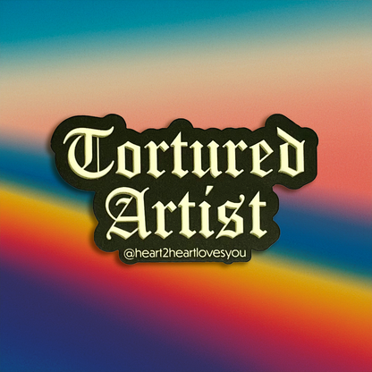 Tortured Artist Sticker